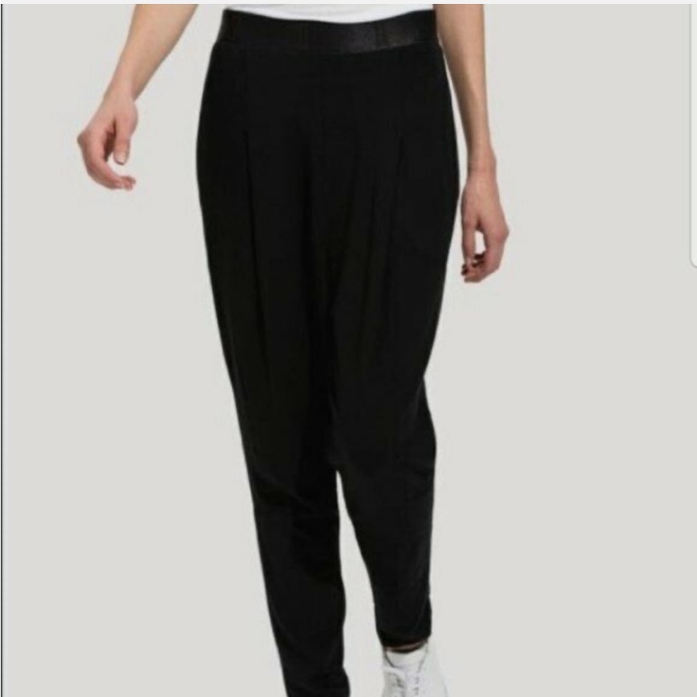 Kit & Ace Avalon Cashmere Blend Black Harem Jogger Pants